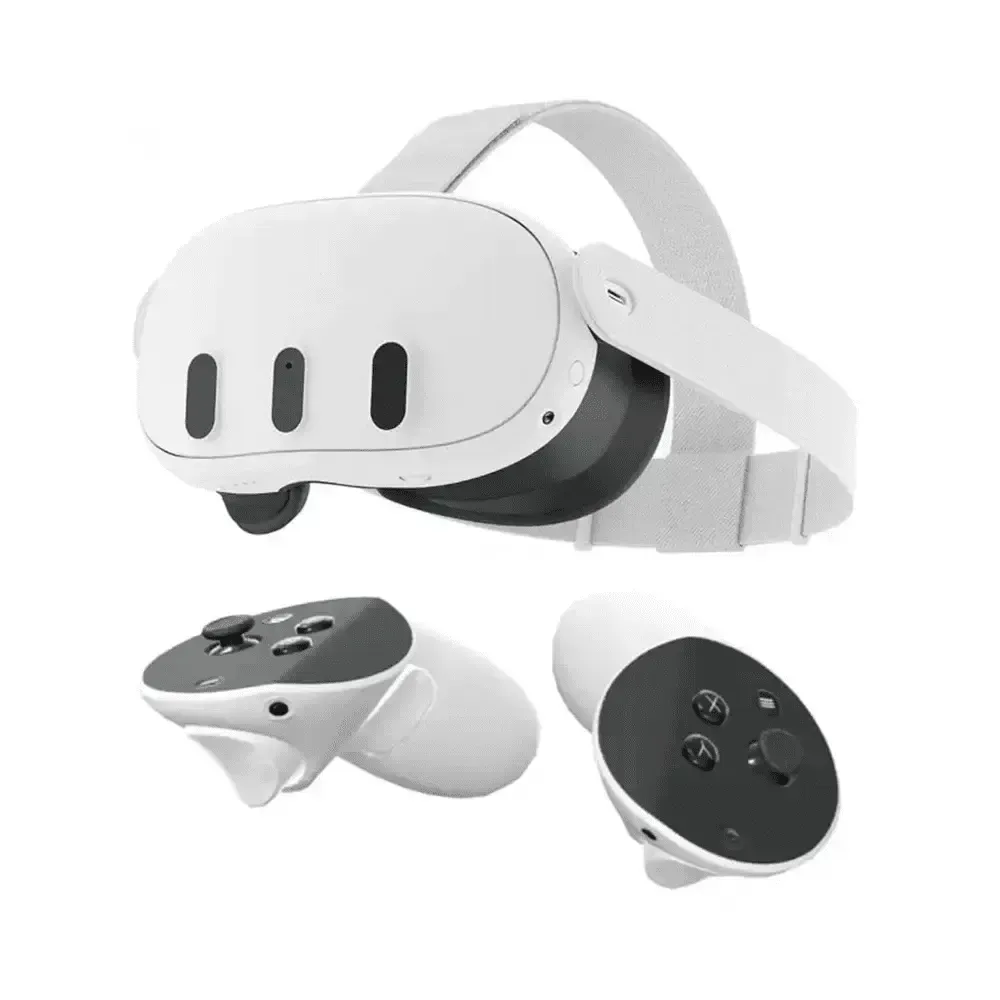 Игровая зона с VR (Quest 3 + плазма 65” с трансляцией + 2 пуфика)