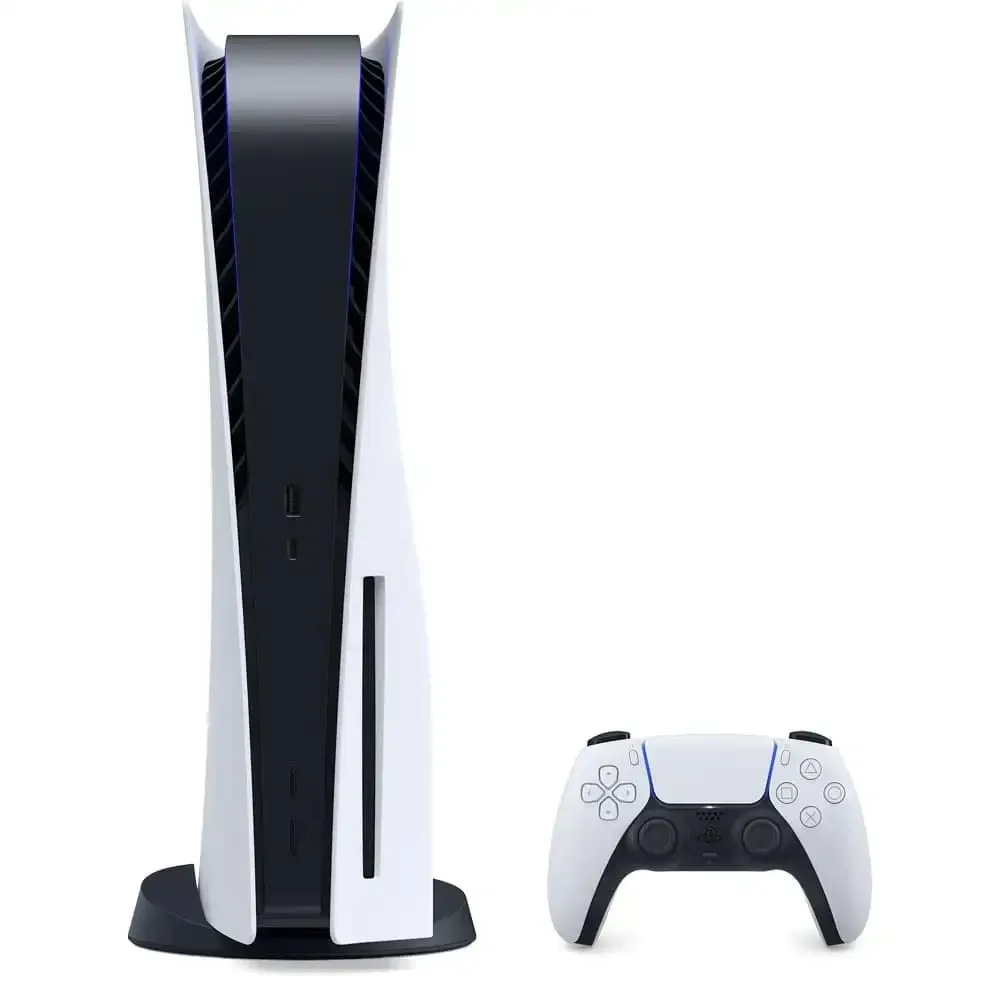Игровая зона с PlayStation (PS5 с 4 контроллерами + плазма 100” на стойке + 4 пуфика)